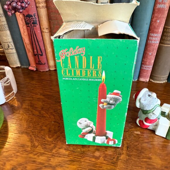 🎄3/$20‼️NIB Vintage Cat Candle Climber - Picture 9 of 12